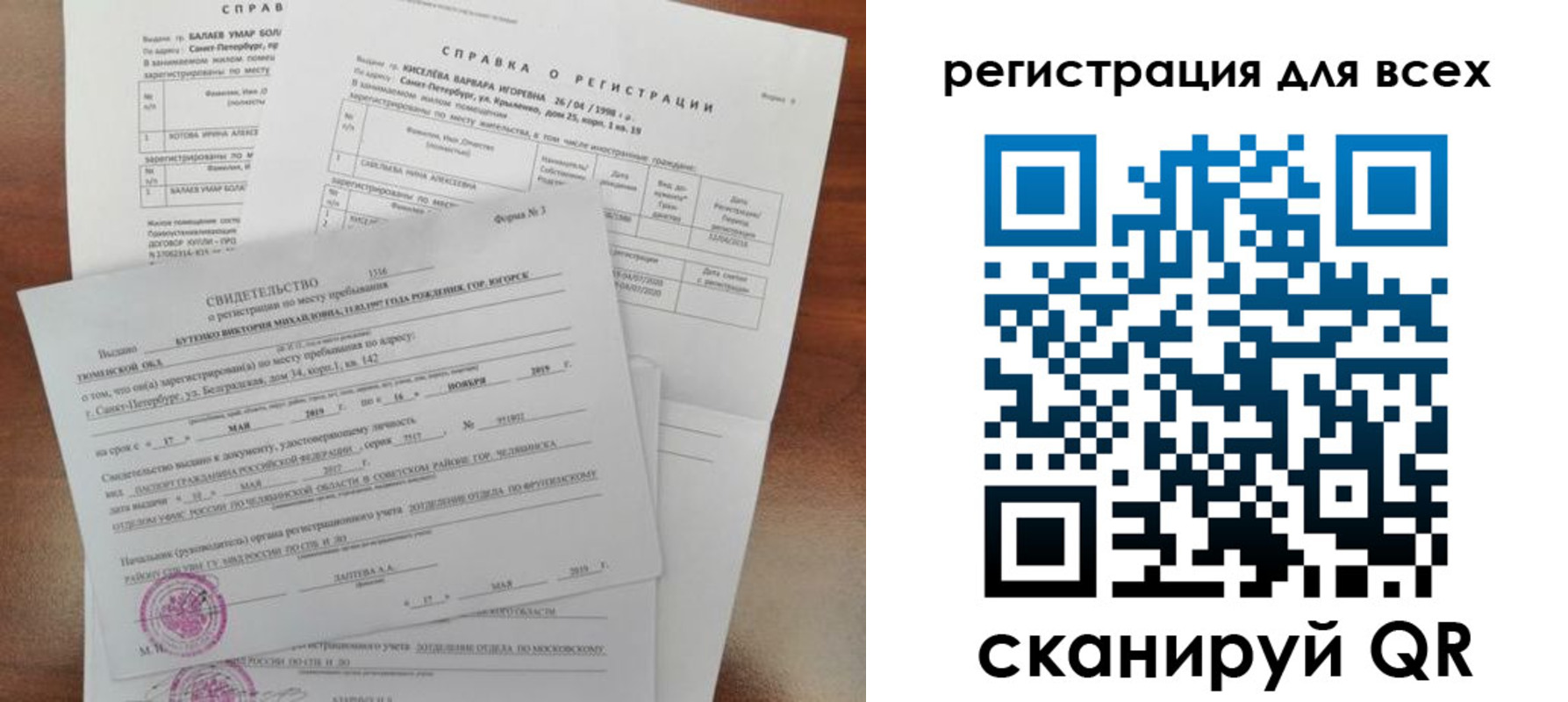 временная регистрация адрес в Кохме